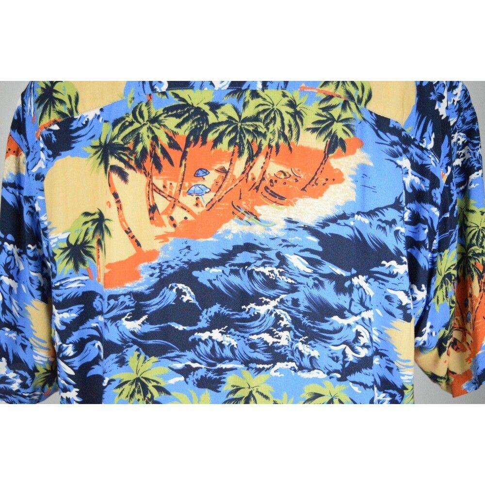 Puritan Ocean Beach Men's Size 2XLT Casual Button Front Shirt - Picture 2 of 11